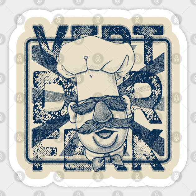 Vert der ferk /// Swedish Chef Sticker by BangbangKittee